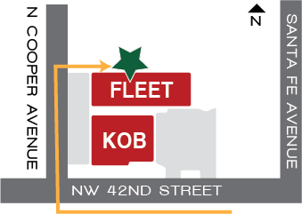 Map of Kimray Christmas Drive Through