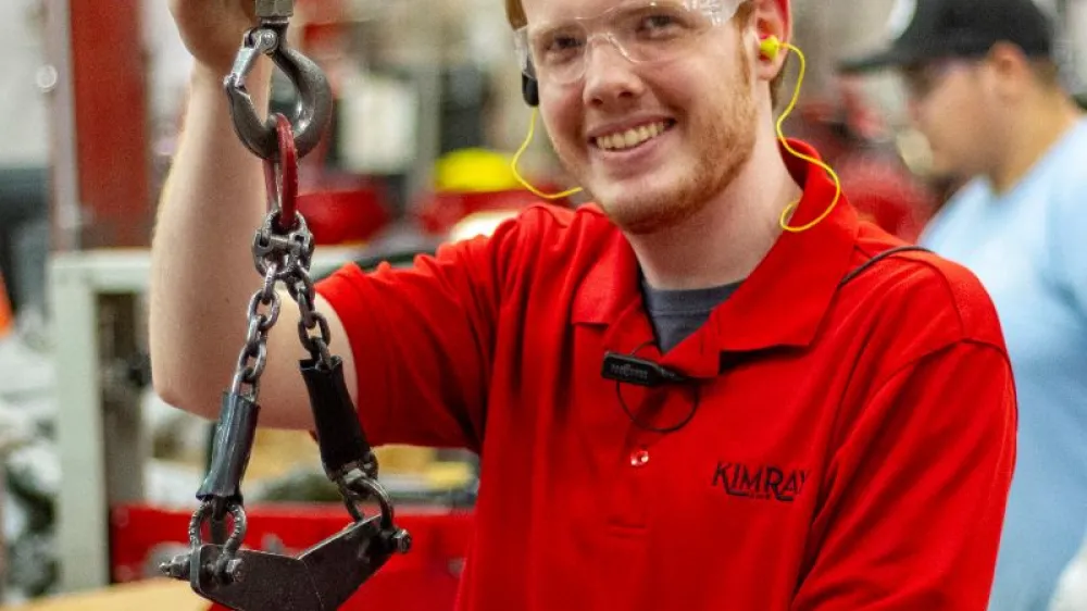 Kimray Team Member at Work