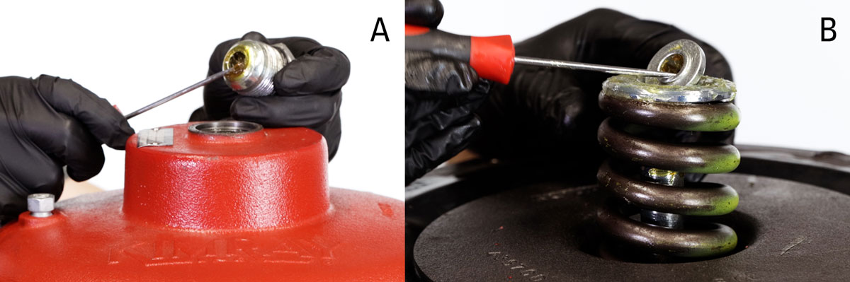 Pivot Shown Attached to Adjusting Screw or Spring Plate