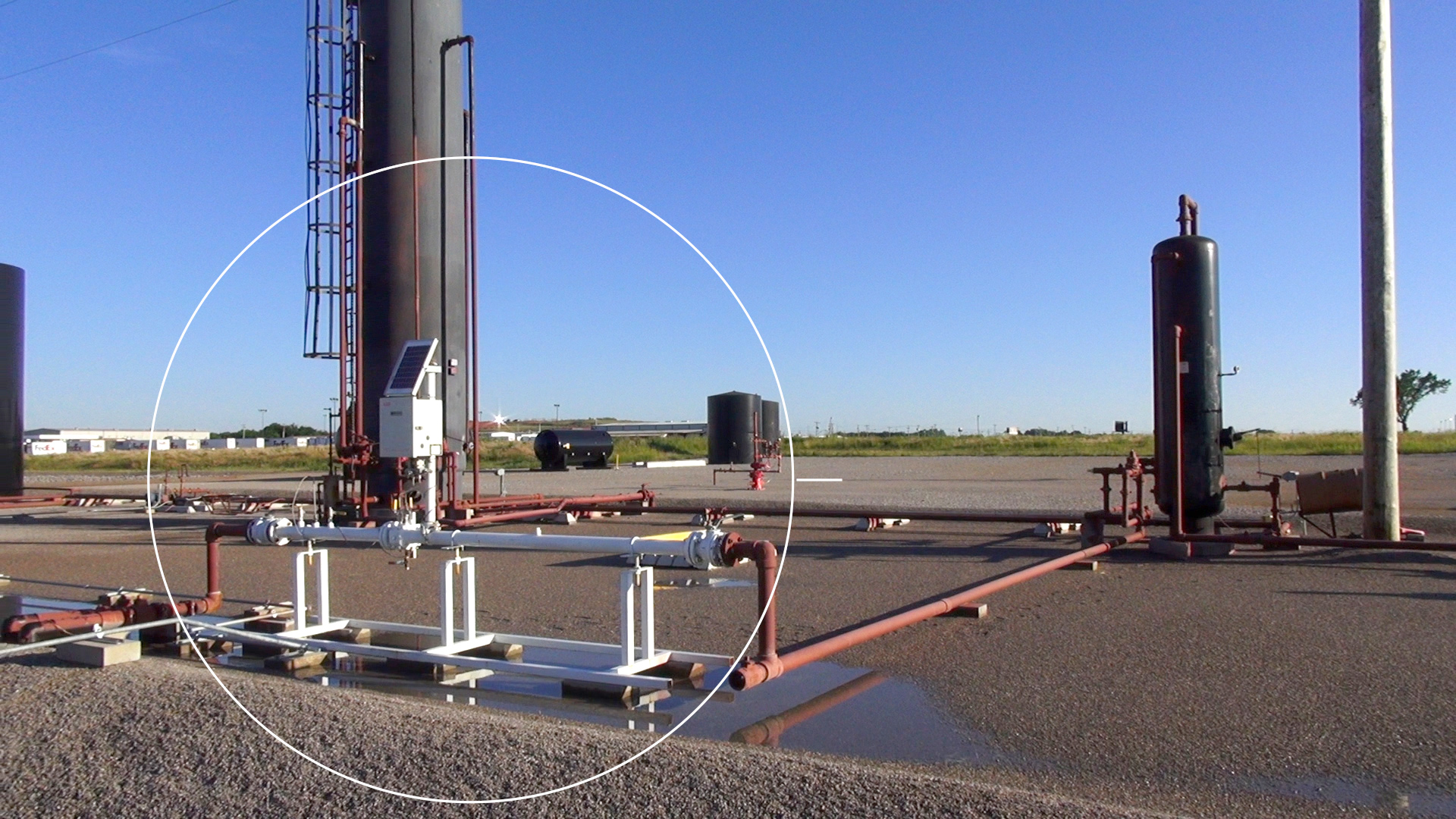 Nivel Básico: Sigamos la tubería en un sitio de un pozo