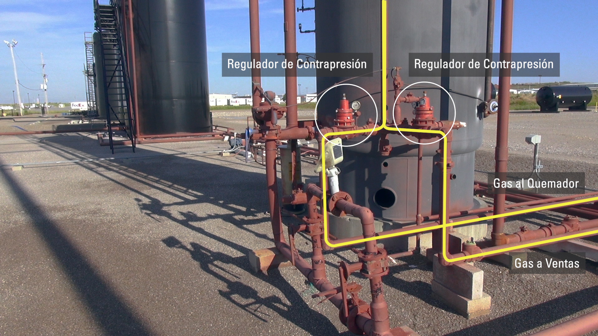 Nivel Basico: Sigamos la tubería en un sitio de un pozo