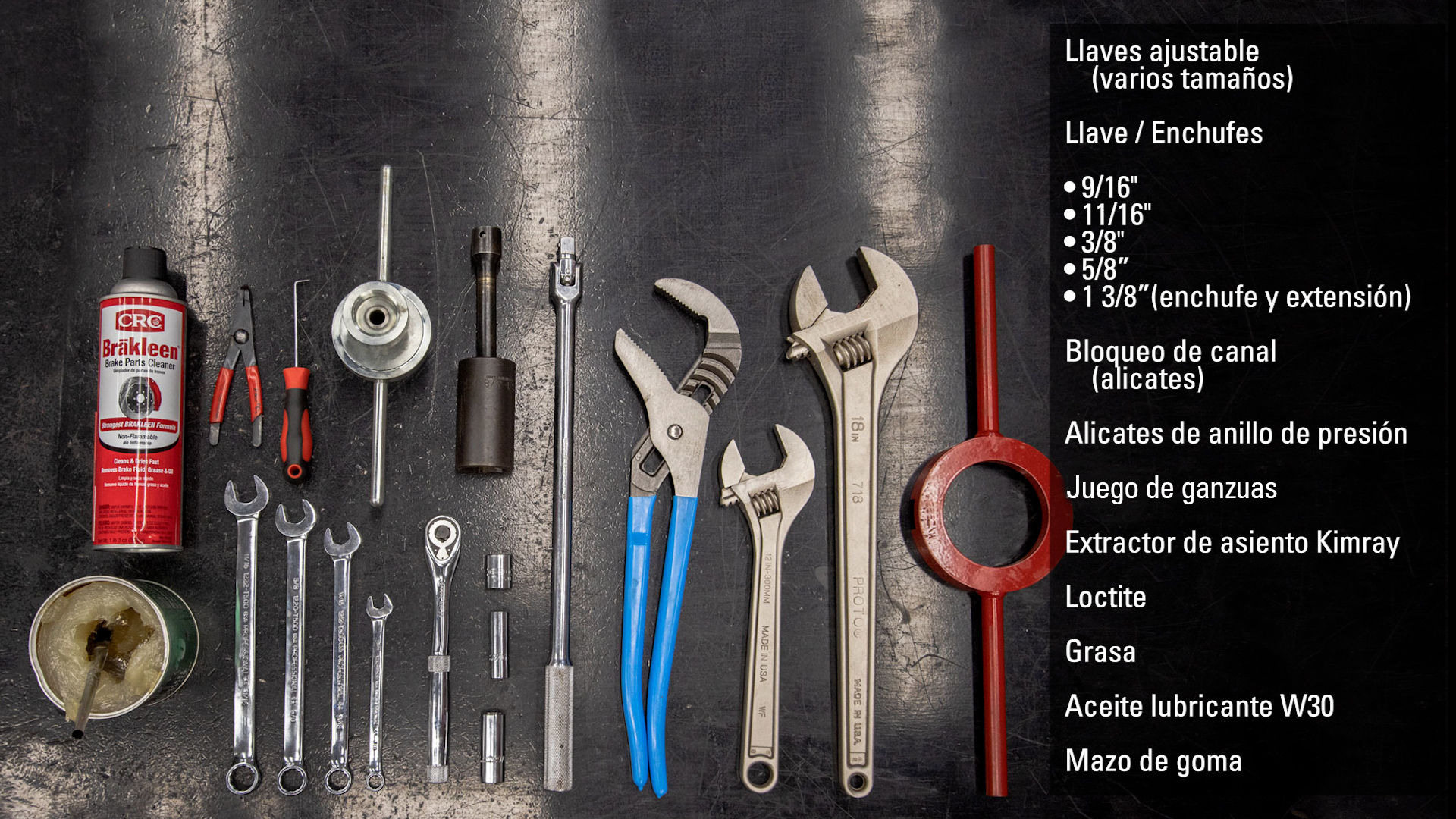 herramientas necesarias