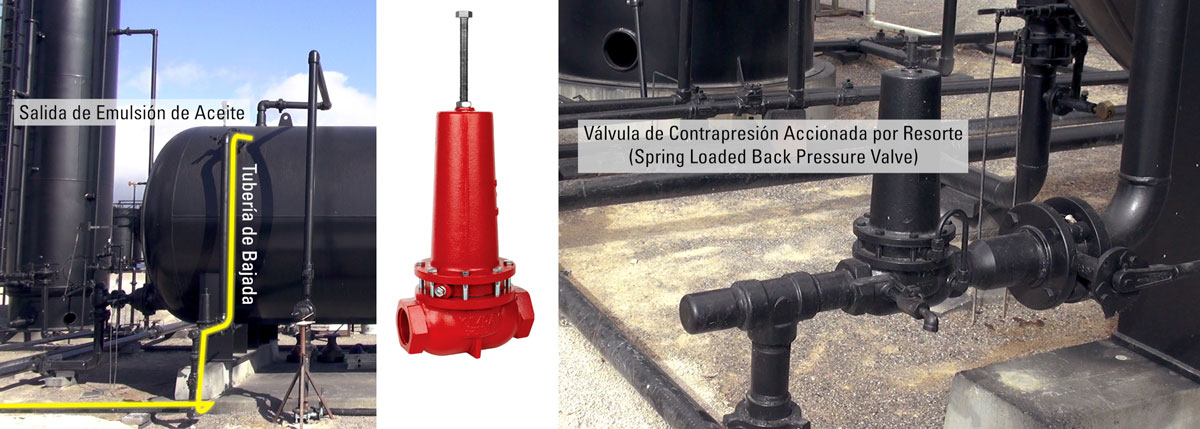 salida de emulsion de aceite