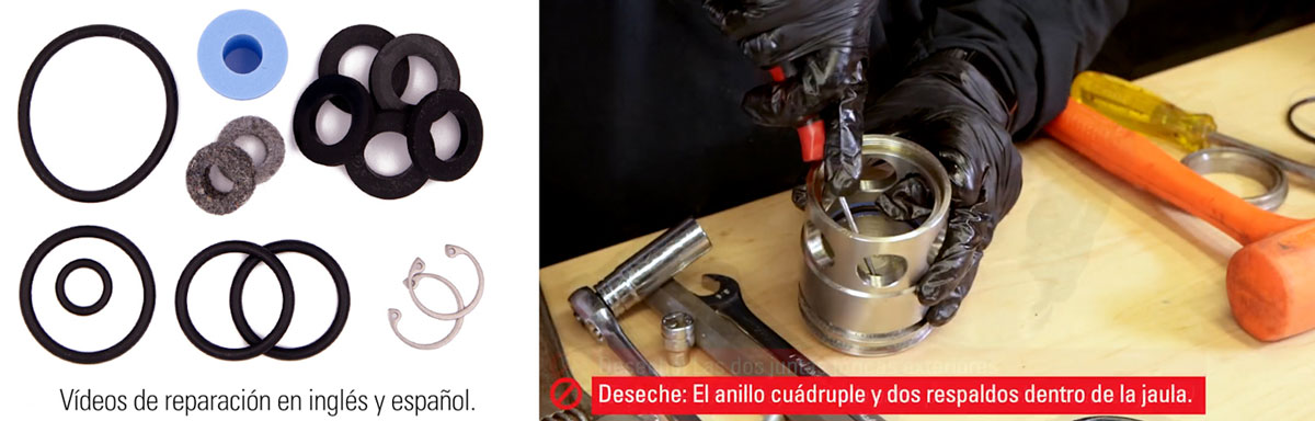 kits de reparacion y videos
