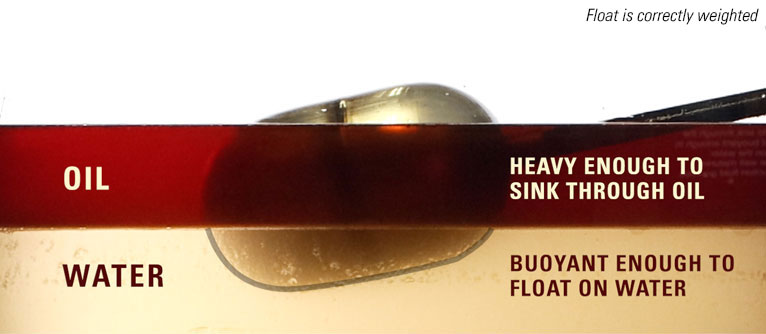 float correctly weighted