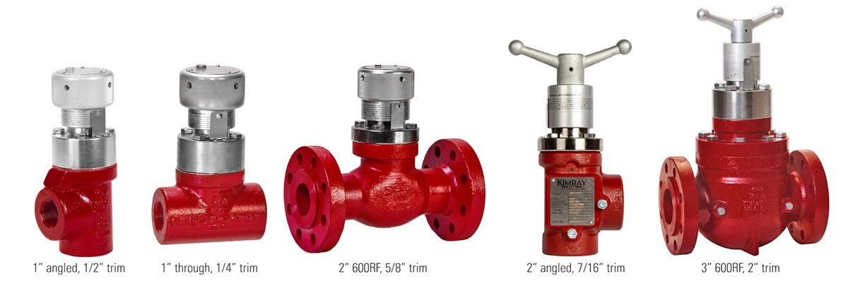 metering valve actuators on various bodies