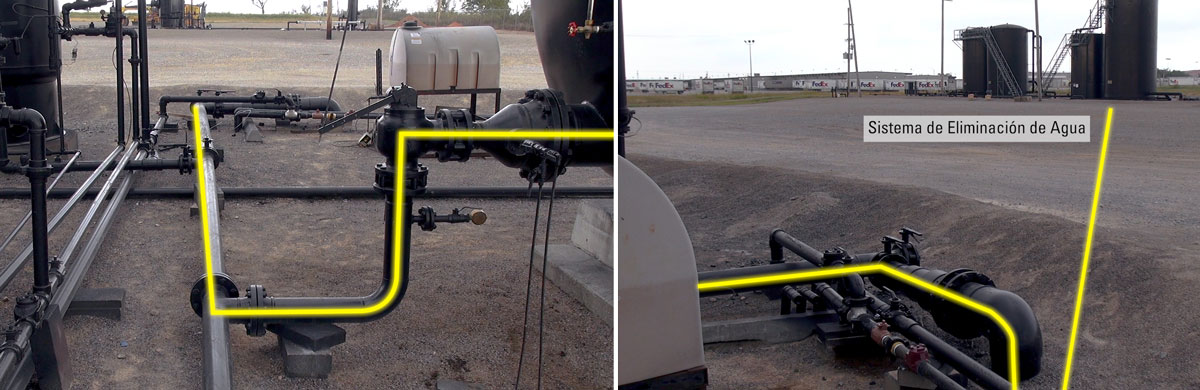 sistema de eliminacion de agua