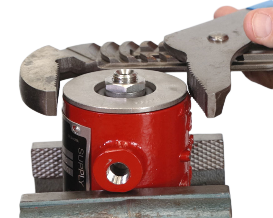 using channel locks to remove diaphragm plate