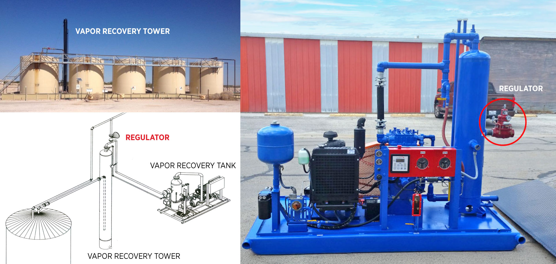 back pressure to vacuum