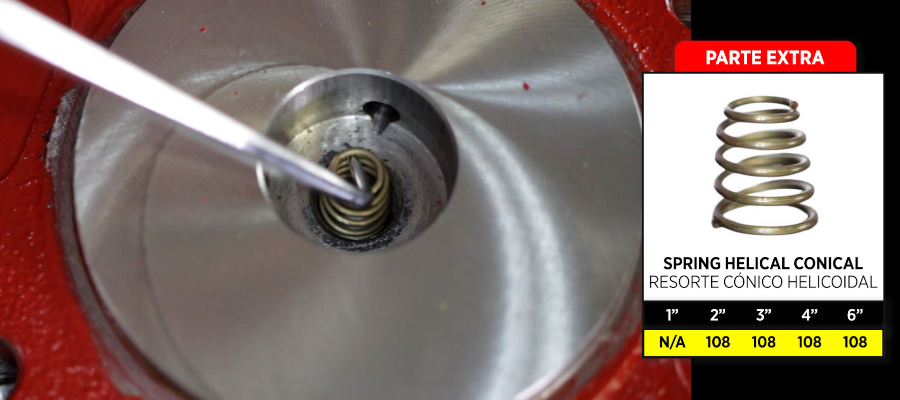 resorte conico helicoidal