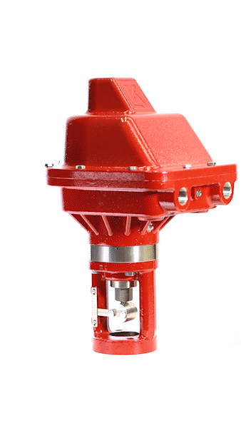 electric actuator rotating animation