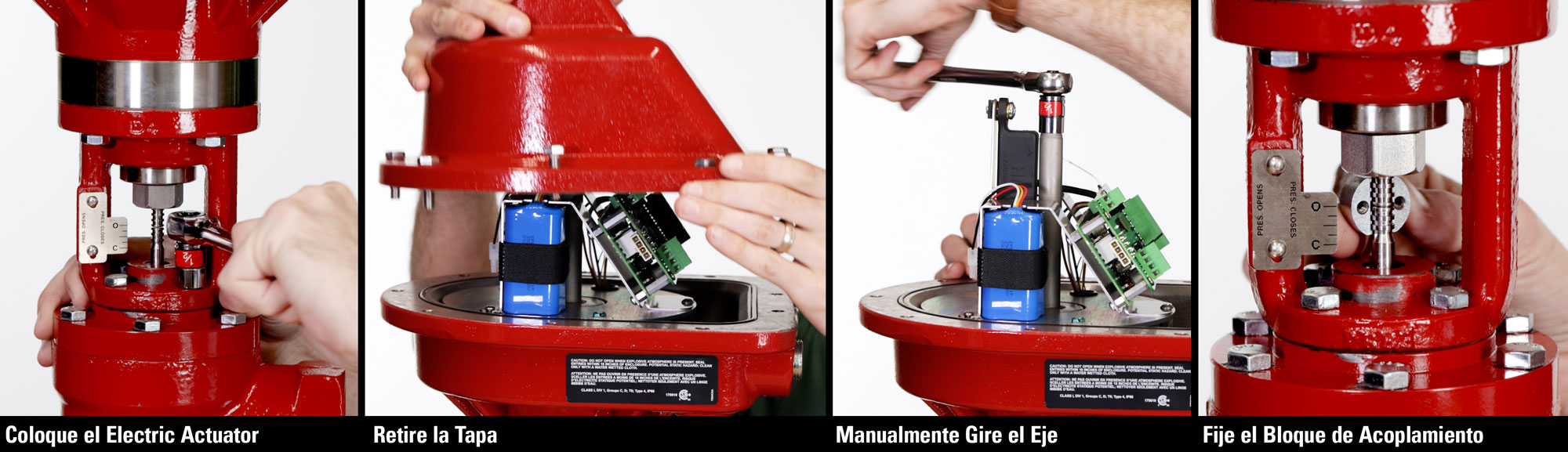 Trabajos de Ensamblaje del Electric Actuator a la Base del LPHV