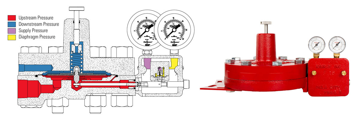 differential pressure controller photo and illustration