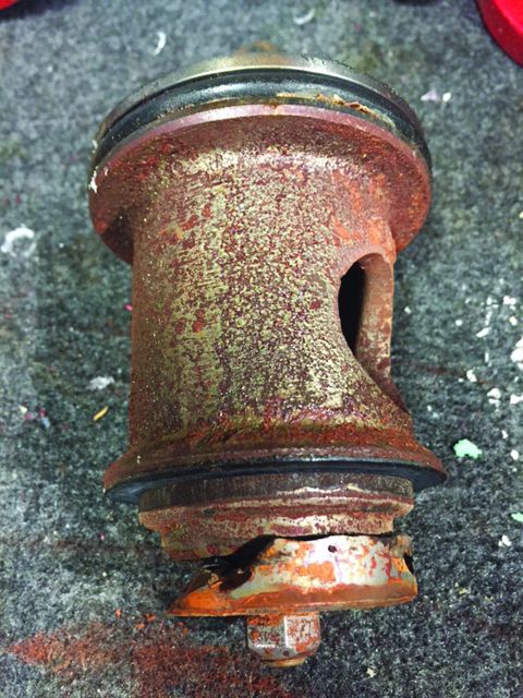 Accelerated Erosion of Dump Valve