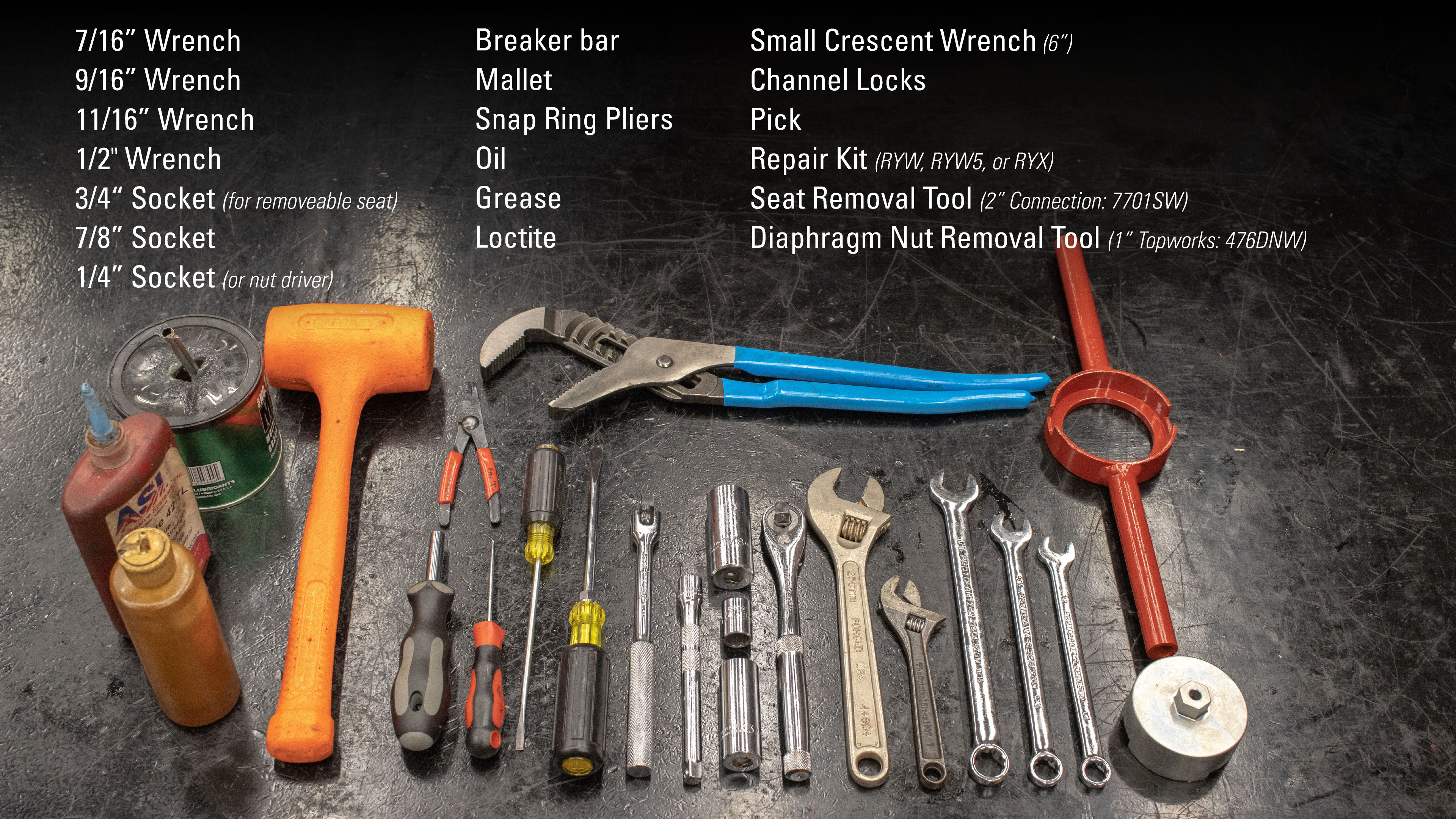 LPHV Repair Tools Needed