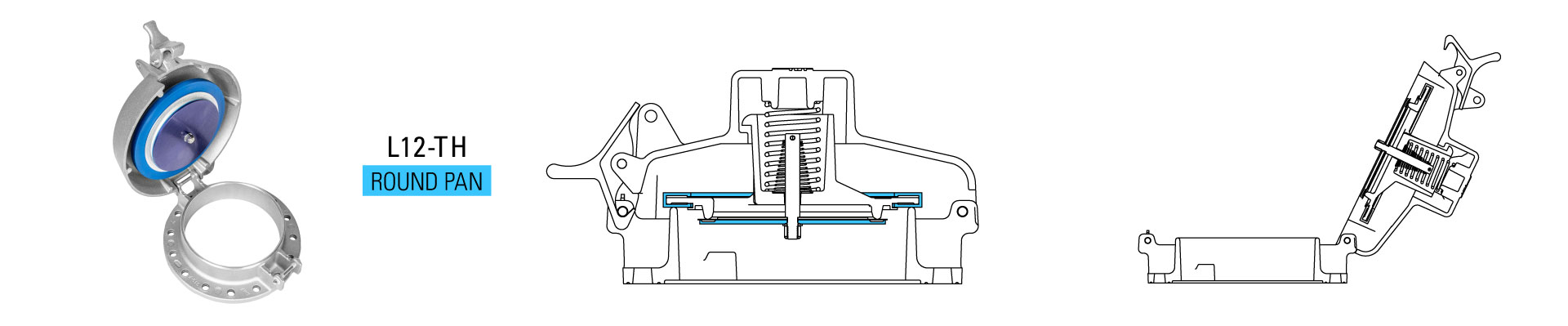 gauge hatch photo and illustration for round pan design